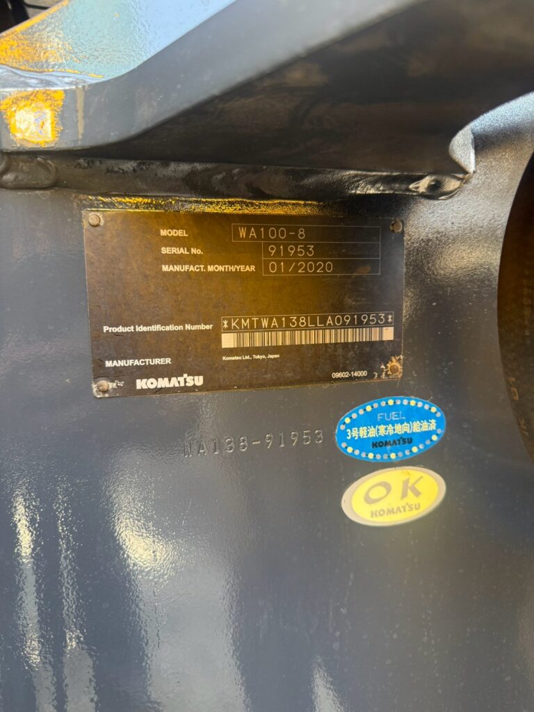 KOMATSU WA100-8 實機照片 7